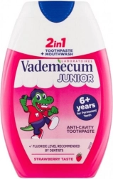 Vademecum Junior 2-in-1 Erdbeer Kinderzahnpasta und Mundspülung 75 ml