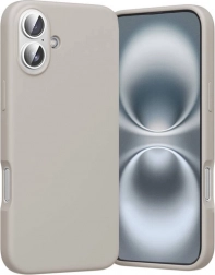 Vention siliconen hoesje voor iPhone 16 Plus met MagSafe (grijs)