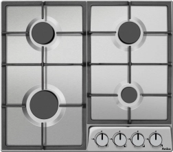 AMICA Stainless Steel Gas Hob 60 cm ExtraSpace