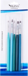 BLING Professional Nageldekorationspinsel-Set – 5 Stück