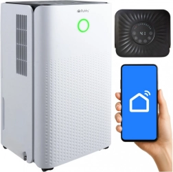 Luftentfeuchter RUHHY mit Wi‑Fi, 12 l/24 h, leiser Kondensations‑Entfeuchter mit Hygrostat und Timer