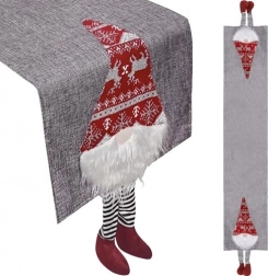 Weihnachtstischdecke mit Wichteln