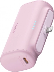 Baseus compact power bank 5000 mAh 20 W pink