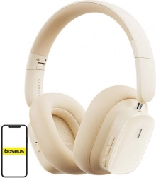 Casque sans fil avec ANC Baseus Bowie H1i blanc