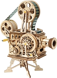 Robotime ROKR projecteur cinématographique mécanique en bois – puzzle 3D 183 pièces