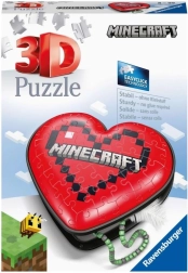 Ravensburger 3D Puzzle Heart Minecraft, 54 Pieces