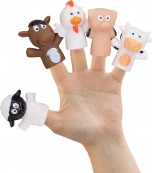 Rubber Finger Animals – 5 pcs, 5 cm