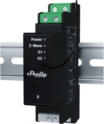 DIN Relay with Energy Measurement for Shelly Qubino Wave Pro Blinds
