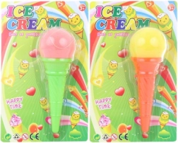 Glace lanceuse – balle en mousse avec cordelette