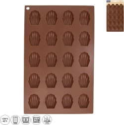 Moule en silicone pour biscuits en forme de coquillages Orion