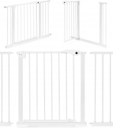 Safety barrier for stairs and doors, 74-105 cm, steel, ECOTOYS