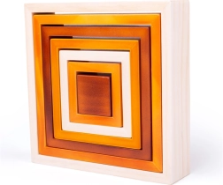 Bigjigs Toys Wooden Stacking Squares for Children