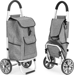 Chariot de courses avec sac 33 l à grandes roues ModernHome