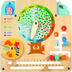 Lucy & Leo Holz-Naturkalender – Lernspielbrett Montessori