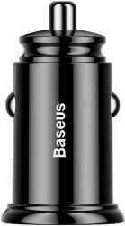 Baseus Auto-Ladegerät 2x USB QC3.0 30W Schwarz