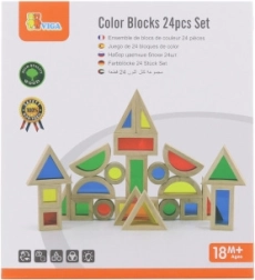 Set de blocs en bois colorés Viga