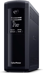 Backup Power Supply UPS CYBERPOWER VP1600ELCD-FR 1600 VA / 960 W with LCD and AVR, 5x FR