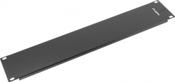 Blanking panel for 19'' rack cabinet 2U black