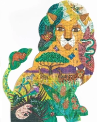 Outline Puzzle Lion 350 Pieces