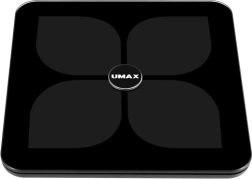 UMAX Smart Scale US20HRC Schwarz – intelligente Waage
