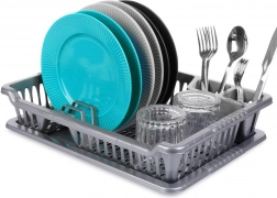 Gray Dish Drainer 40 × 29 × 8.5 cm
