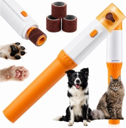 Electric nail file for dogs and cats