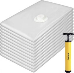 Set of Vacuum Bags 50 × 70 cm, 10 pcs with Hand Pump RUHHY