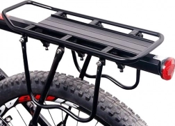 Schwarzer Metall-Fahrradträger TRIZAND