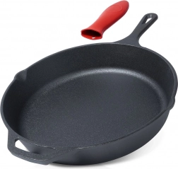 Gietijzeren pan met siliconen hoes CAST LINE 30 cm