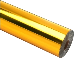 Selbstklebefolie HTVRONT Chrome Metallic Gold 30,5 × 90 cm - 1 Stück