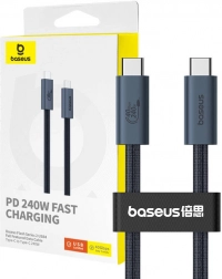 USB‑C Kabel BASEUS Flash 240 W, 1 m, geflochten, 40 Gbps