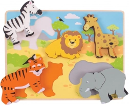 Bigjigs Toys Safari Insert Puzzle