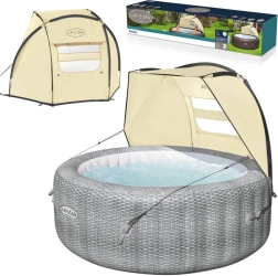 Überdachung für SPA gegen Wind und Sonne