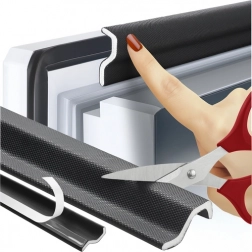 Selbstklebende Dichtungen für Fenster und Türen schwarz RUHHY