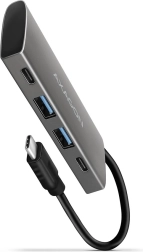 AXAGON HMC-4G2 USB-C hub 10 Gb/s, 2x USB-A + 2x USB-C, 13 cm cable