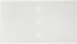 Zelfklevend ruglabel 155 × 55 mm, 6 stuks