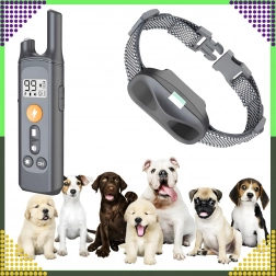 Electronic dog training collar 800 m with remote control and LED