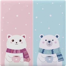 Dekorative Abdeckung für Touchschalter SONOFF T5 1C – Cartoon