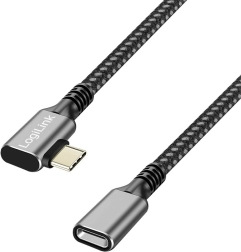USB 3.2 Gen1 USB‑C naar USB‑C/F verlengkabel 2 m met PD