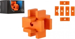 Wooden BrainTwister Puzzle in a Box 8 × 5 × 5 cm