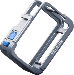 Coque métallique Telesin pour DJI Osmo Action 5/4/3 – bleu