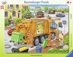 Puzzle Ravensburger Éboueurs 35 pièces