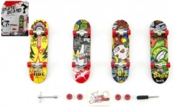 Plastic Finger Skateboard 10 cm with Accessories
