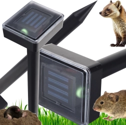 Solarer Ultraschall-Maulwurf- und Nagervertreiber 1000 m²