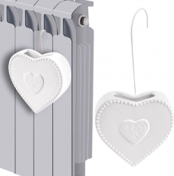 Keramischer Heizkörper-Luftbefeuchter in Herzform 200 ml