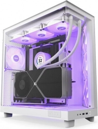 computerbehuizing NZXT H6 Flow RGB, wit