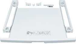 Verbindungsstück für Bosch Waschmaschinen und Trockner mit ausziehbarem Regal