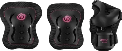 Schutz-Set für Inlineskates und Roller NILS Extreme H320 Fly, Rosa – XL