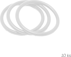 Vorhangringe aus UH (Polyethylen) 3,4 cm, 10 Stk.