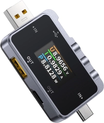 Fnirsi FNAC-28 USB-C en USB-A tester 2-in-1
